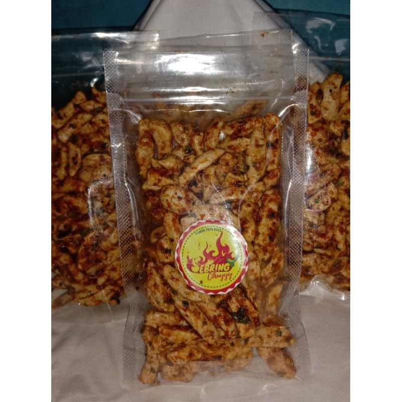 

Basreng Pedas Daun Jeruk 100gr Basreng Kriuk Bumbu Melimpah