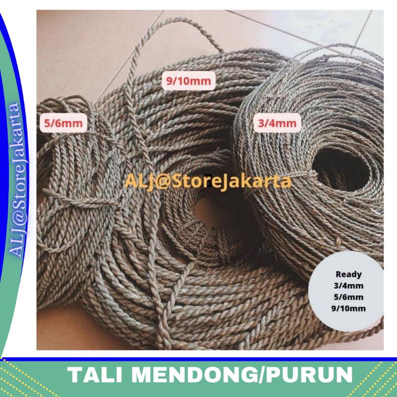 

TALI MENDONG/TALI RUSTIC/TALI PURUN KECIL-BESAR