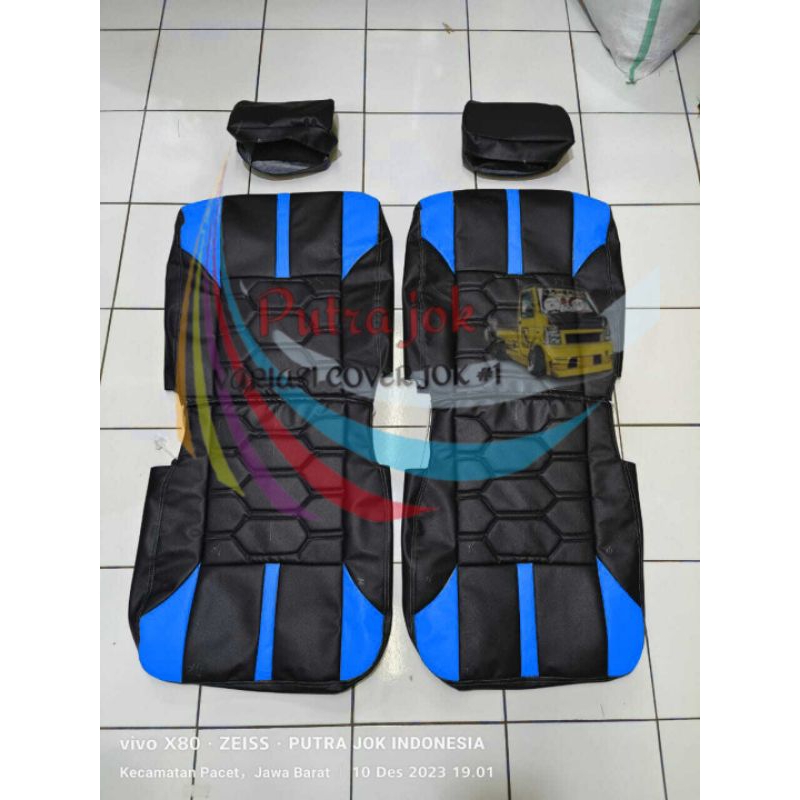Unik Cover Jok Mobil Grandmax Minibus Motif Tawon Jok Depan