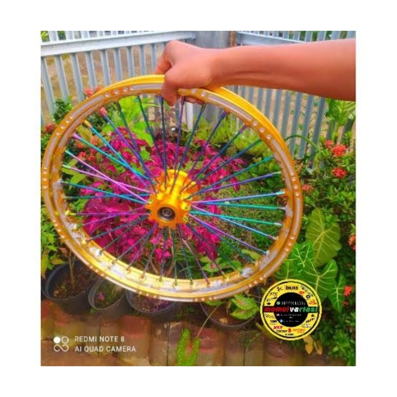 ruji jari jari pelangi/ruji spak racak rainbow