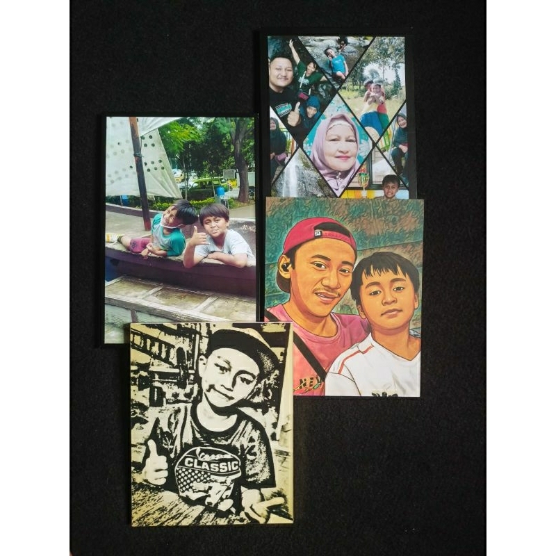 Cetak foto custom media papan  MDF