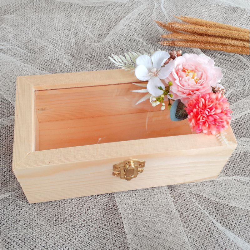 Kotak Uang Mahar Nikah Tempat Uang Kayu
