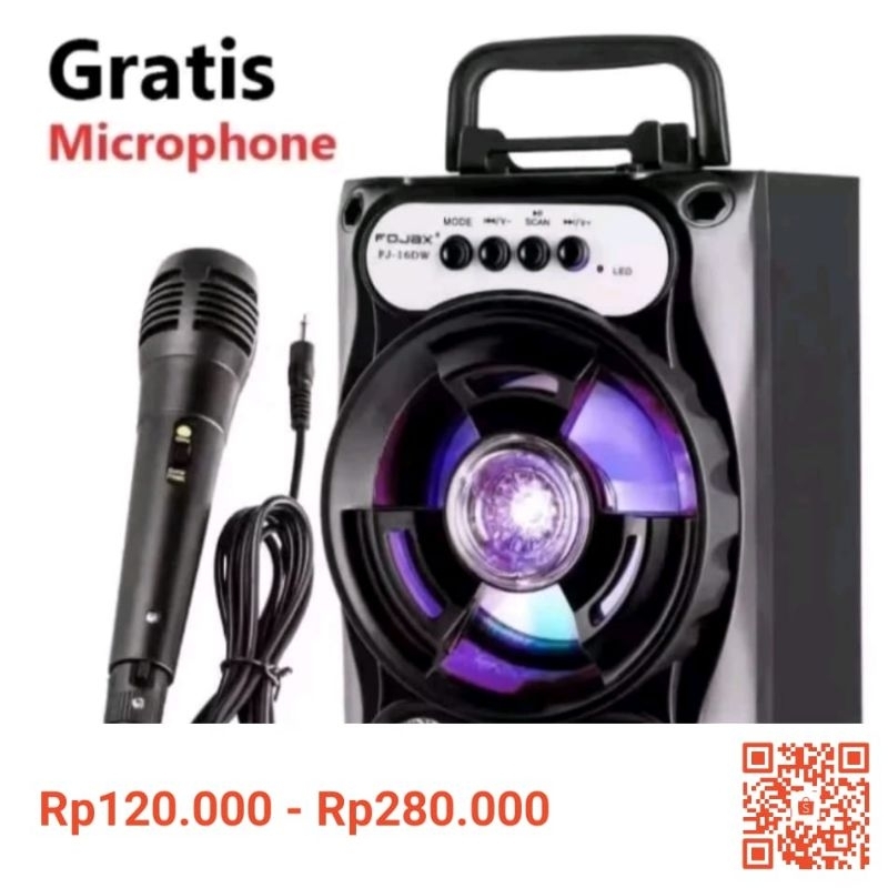 ZBR - SEPEKER AKTIF BLUETOOTH FULL BASS MP3/MP4
