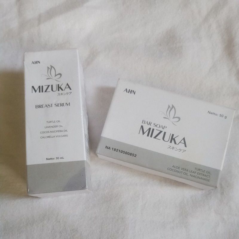 Mizuka Bar Soap dan Breast Serum 1paket