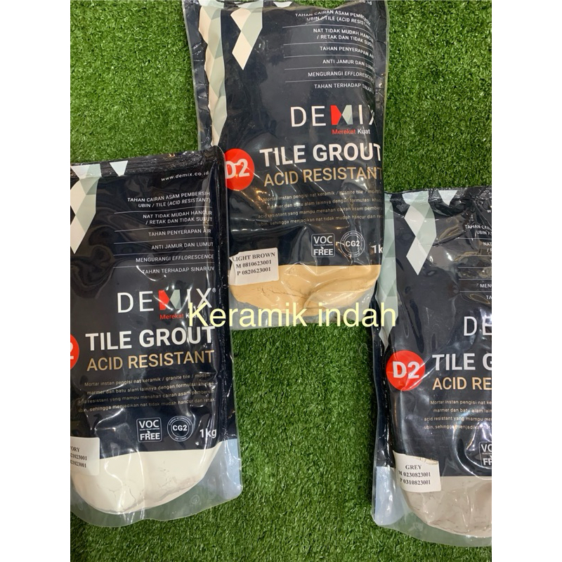 semen pengisi Nat Keramik Granit Demix tahan cairan pembersih C2