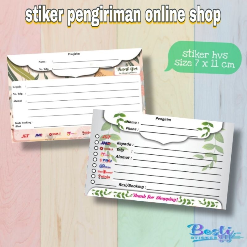 

(50pcs)STIKER PENGIRIMAN ONLINE SHOP/STIKER LABEL PENGIRIMAN ONLINE SHOP
