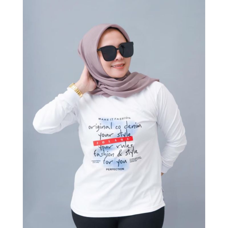 kaos zolaqu terbaru/size M. L. XL