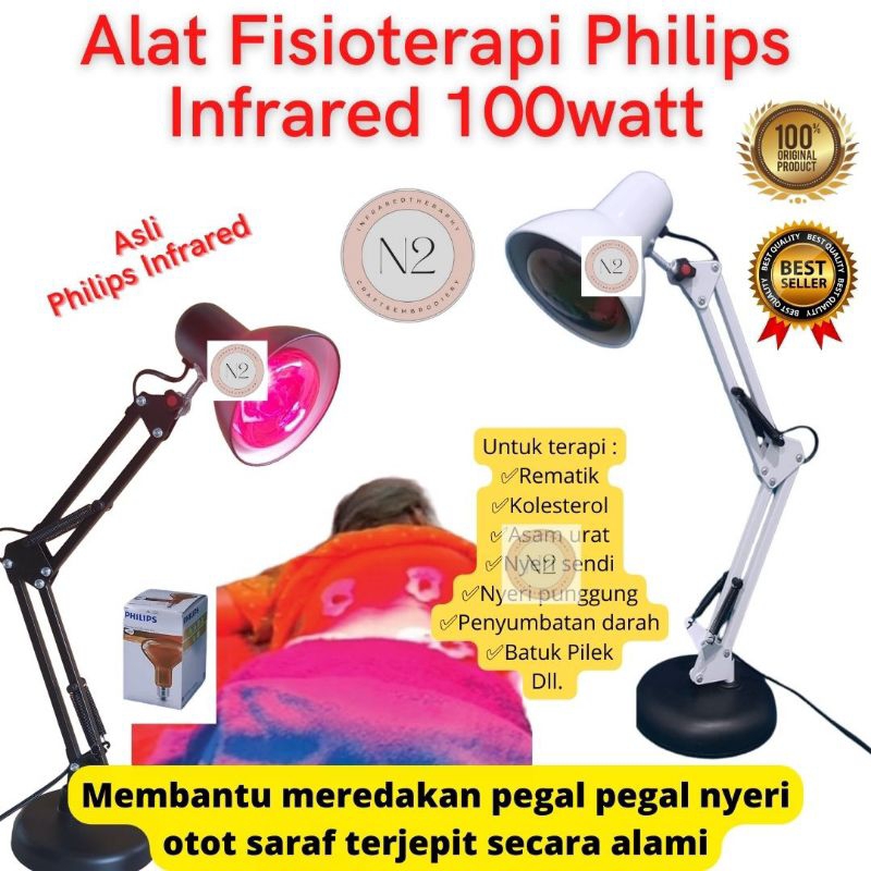 Lampu Terapi Infra Merah Asli Philips terapi batuk pilek stroke