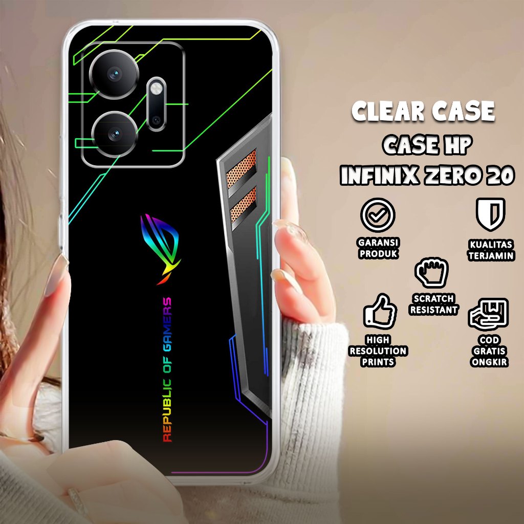 CASE Infinix ZERO 20 TERBARU 2023 Motif [ROG] TERLARIS CASING Infinix ZERO 20 TERBARU SOFTCASE Infin