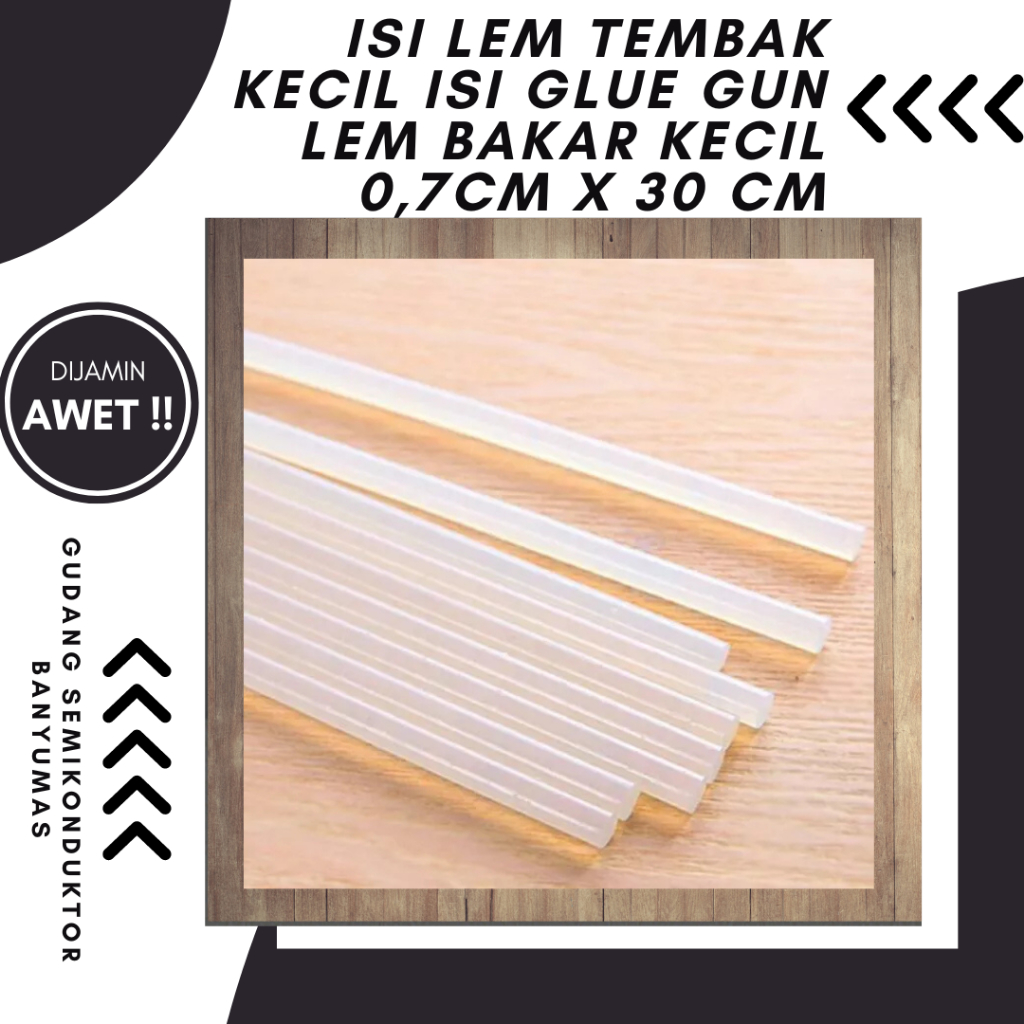 

isi lem tembak kecil isi glue gun lem bakar 0,7 x 30 cm