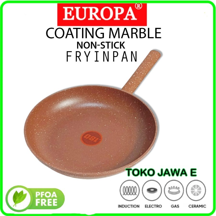 PANCI EUROPA RED DOT SERIES - FRYING PAN RED DOT NON-STICK UKURAN 18 CM - 28 CM.