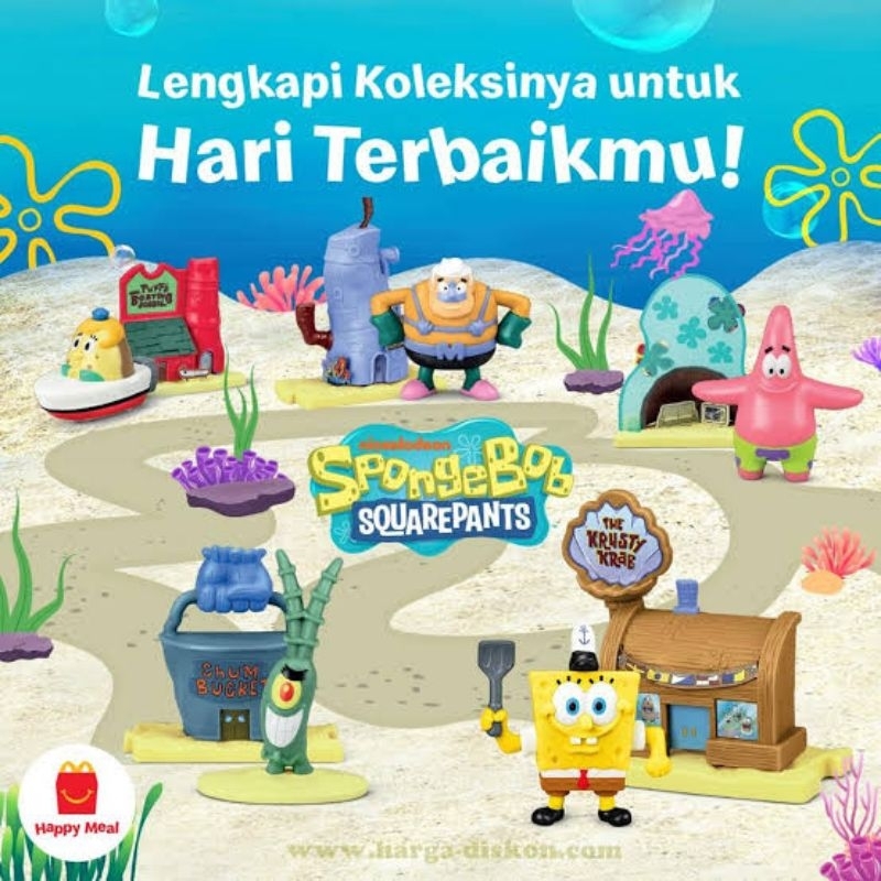 Mainan Happy Meal MCD SpongeBob ( Patrick's Rock )