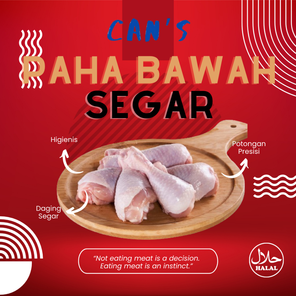 

Ayam Paha Bawah / Drumstick / Paha Pentung