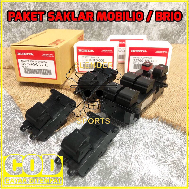 PAKET SAKLAR POWER WINDOW MOBILIO - SWITCH SAKLAR POWER WINDOW BRIO