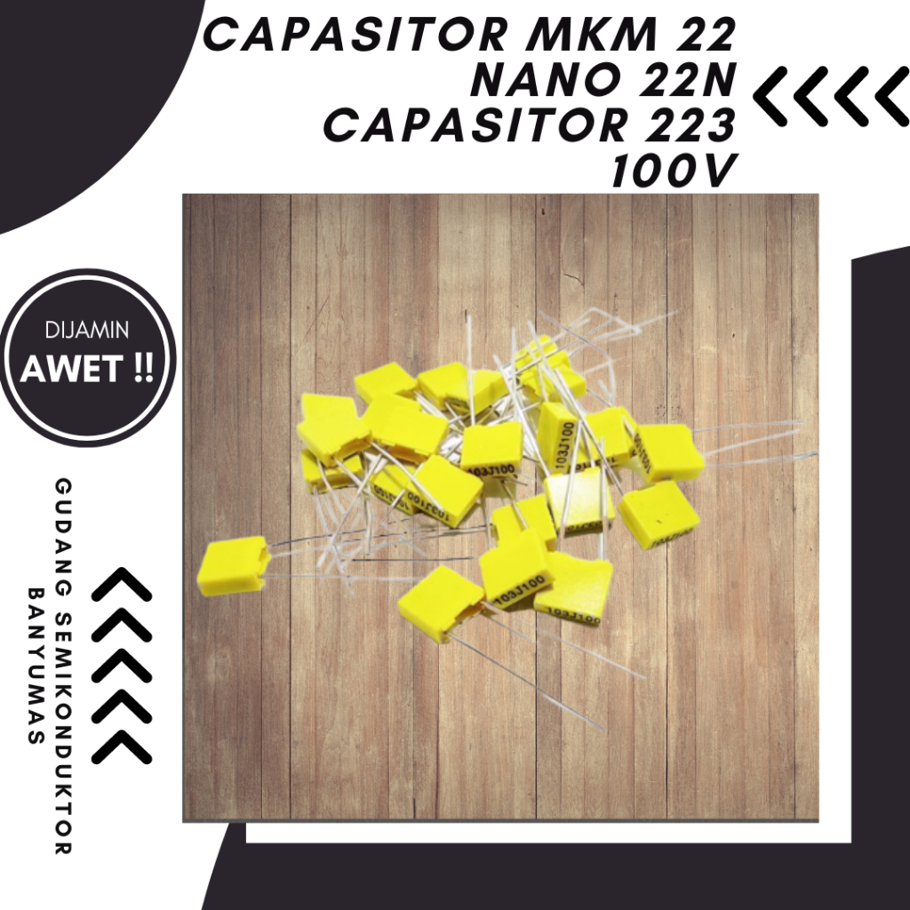Capasitor MKM 22 nano 22n capasitor 223 100volt