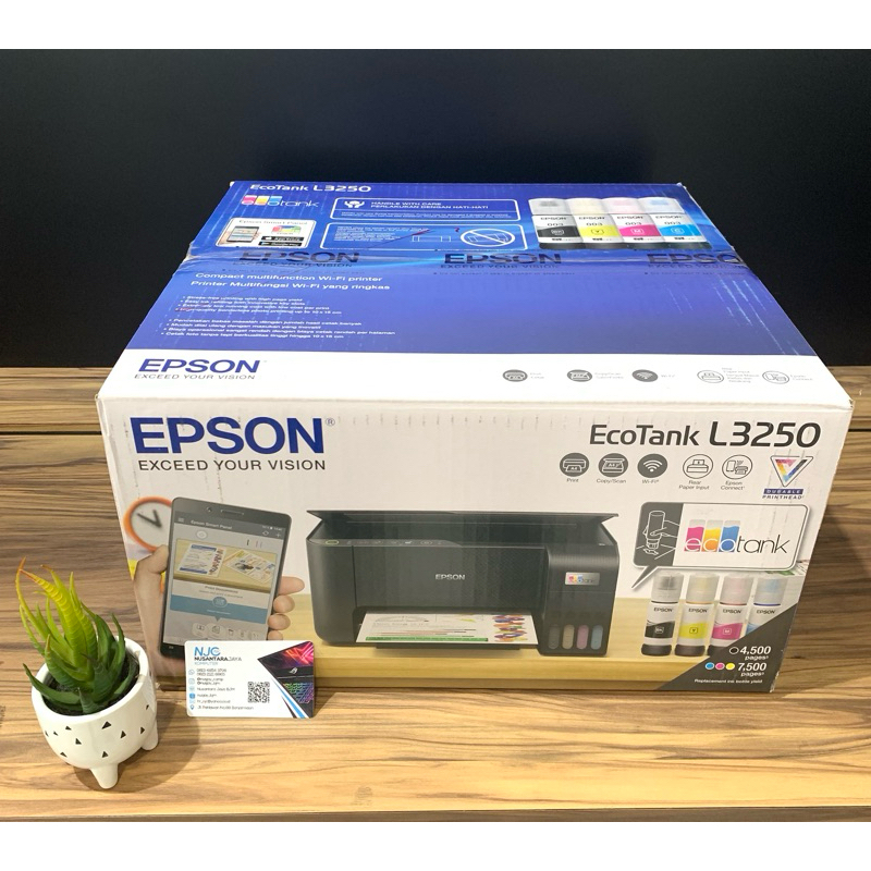 PRINTER EPSON L3250 / L3251 PRINT SCAN COPY A4 WIFI INK TANK INCLUDE TINTA ORI