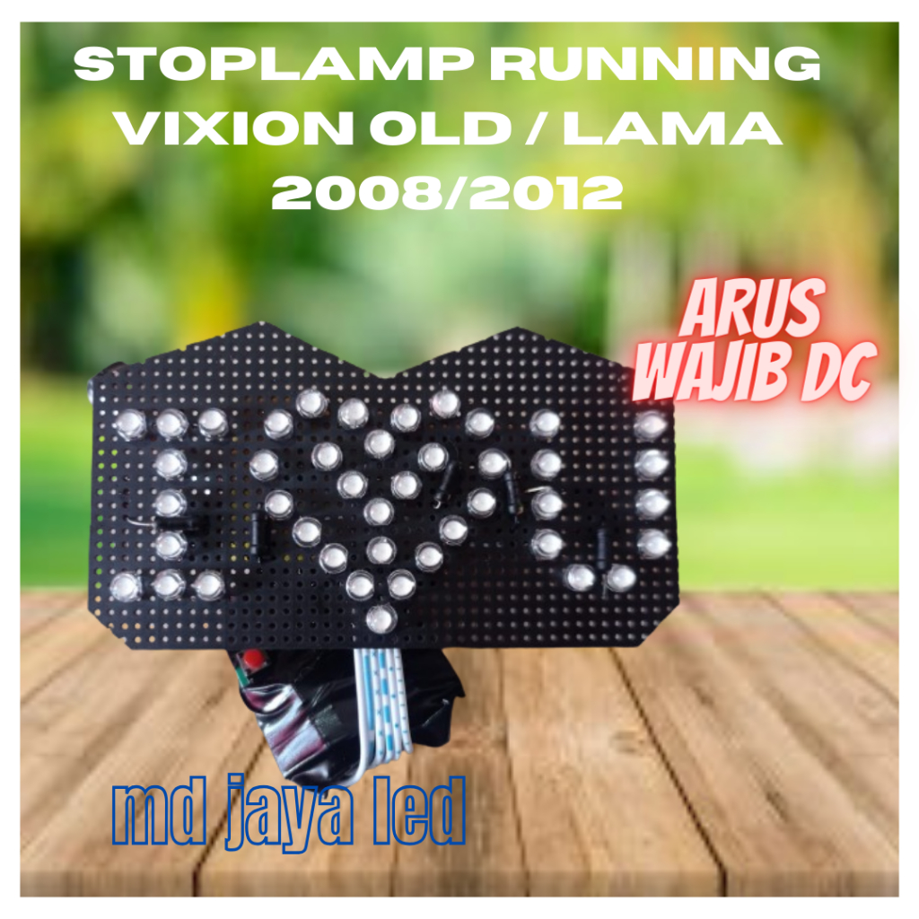 Stoplamp running vixion lama old tahun 2008-2012 11 mode soket pnp auto manual lampu rem belakang ru