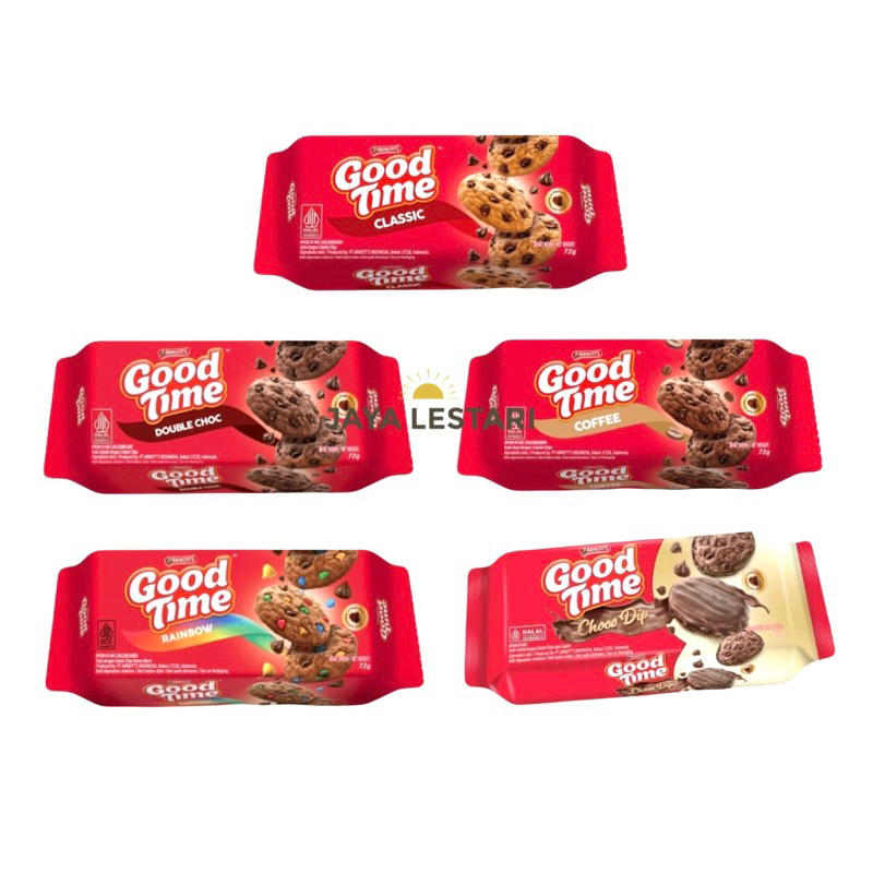 

Biskuit Good Time (5 Varian Rasa) (72g)