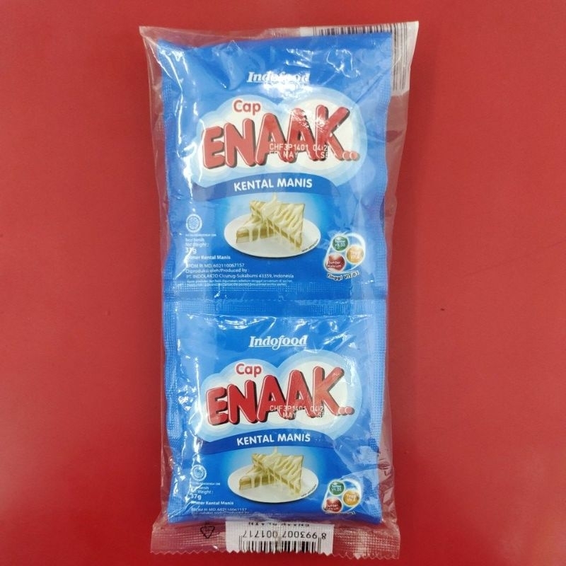 

Cap Enaak susu kental manis 1pak/6sachet@37gr