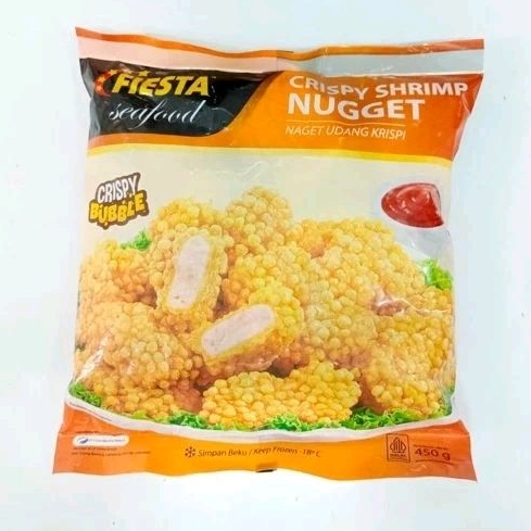

Fiesta Shrimp Nugget Bubble Crispy Nugget Udang Crispy 450gr