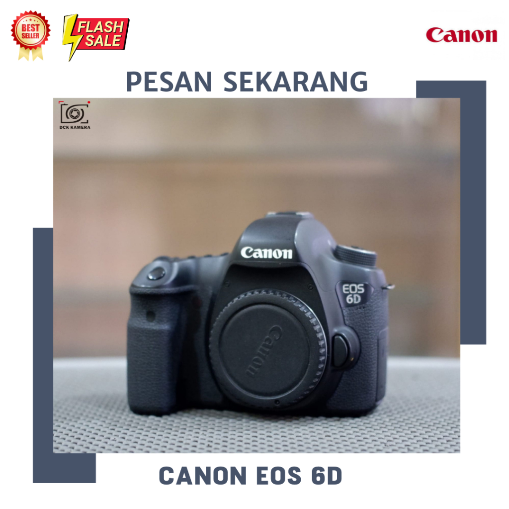 DSLR CANON EOS 6D WIFI MURAH