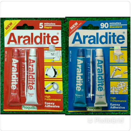 Lem Epoxy / Lem Araldite / Lem Besi Araldite / Lem Kuat kwalitas bagus Termurah