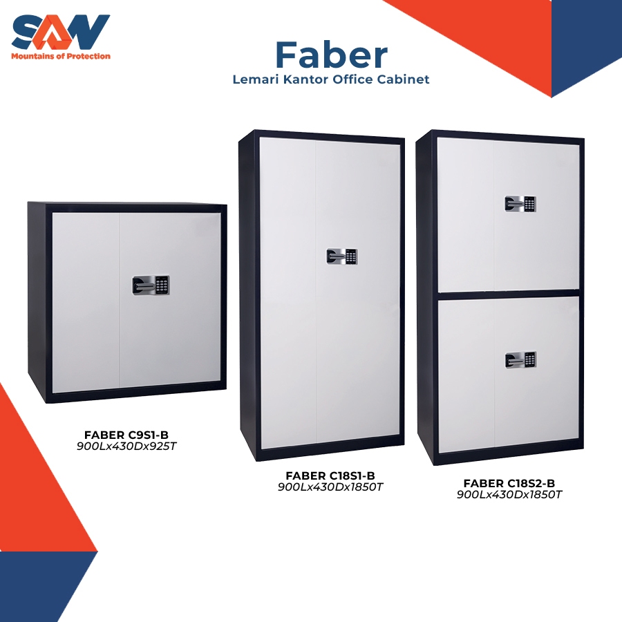 Lemari Arsip Kantor Lemari Besi Arsip Kabinet Digital SAN FABER