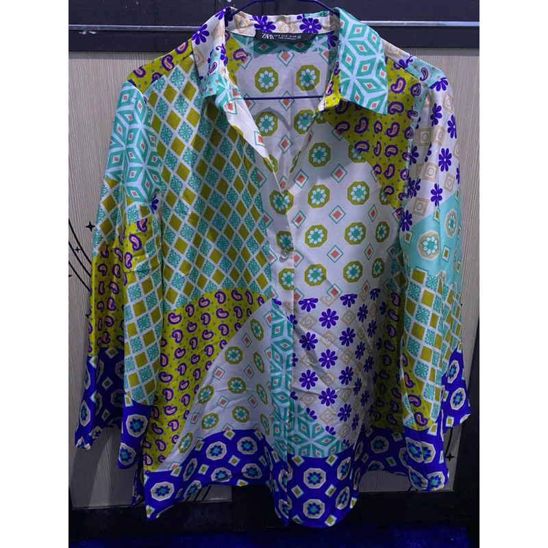 preloved zara blouse