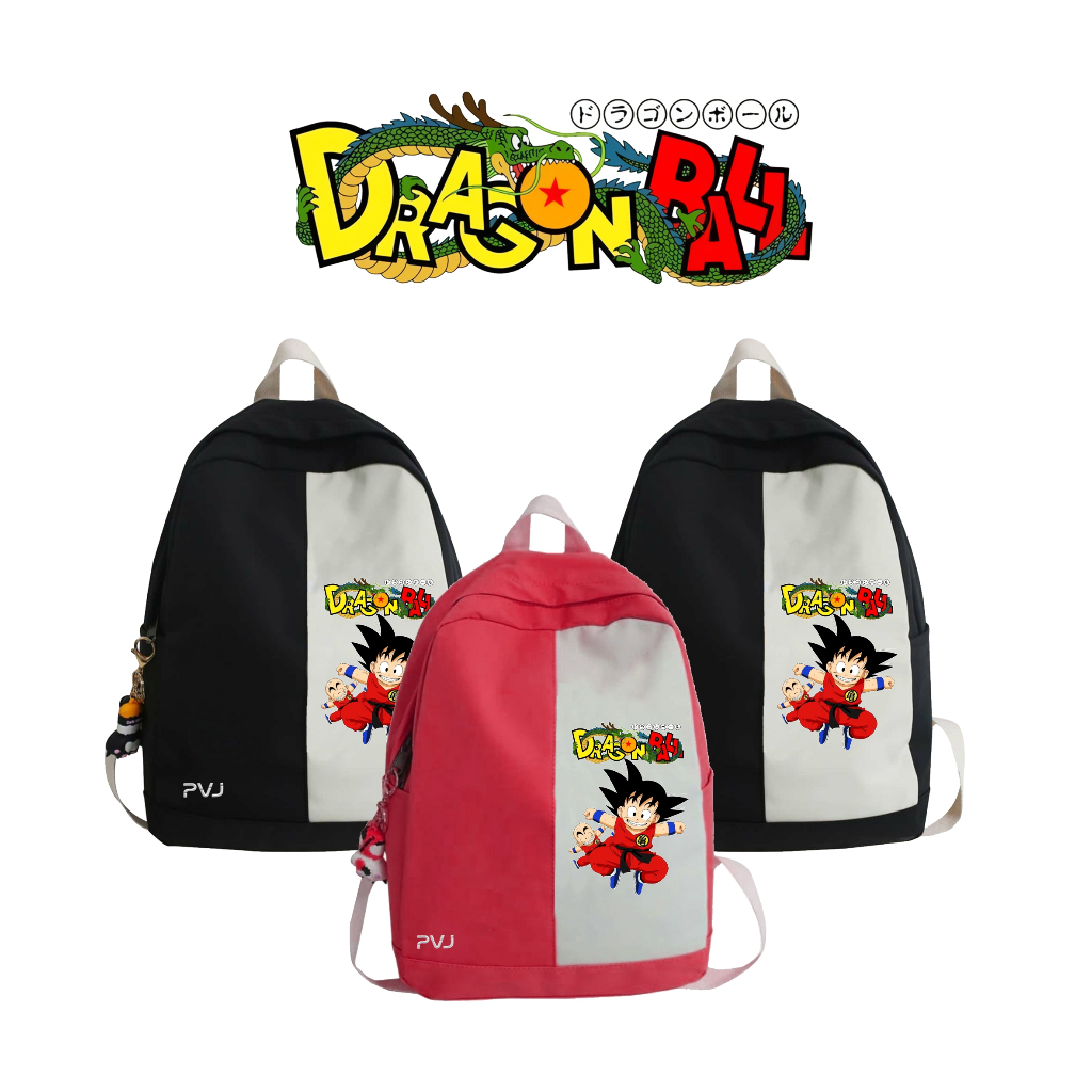 PVJ Tas Ransel Anak Sekolah Motif Dragonball Tas Ransel Anak