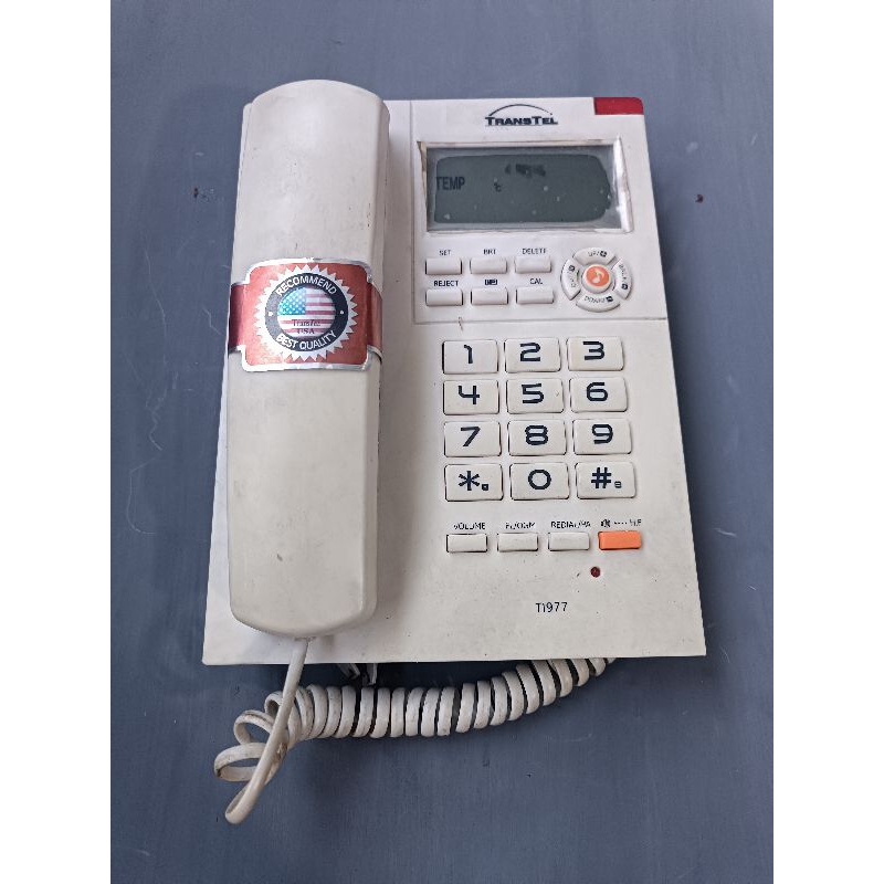 telepon kabel transtel Ti977 antik