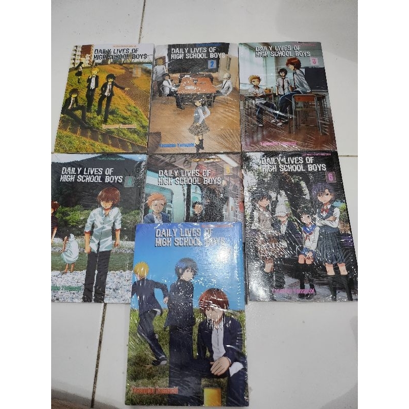 Komik Daily Lives of High School Boys set vol 1-7 end segel ori