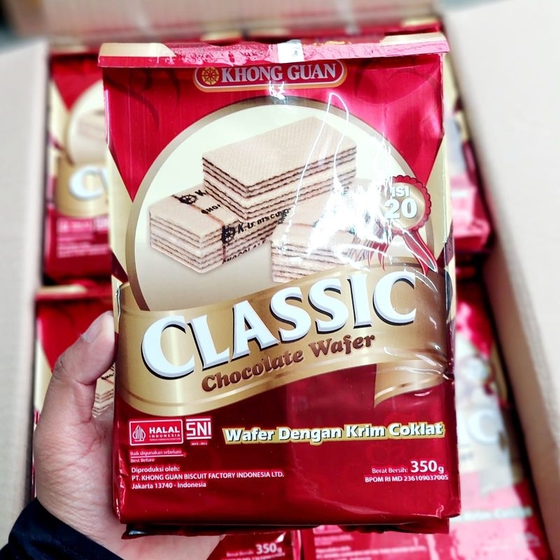 

Wafer Coklat Clasic Khong Guan 350gr