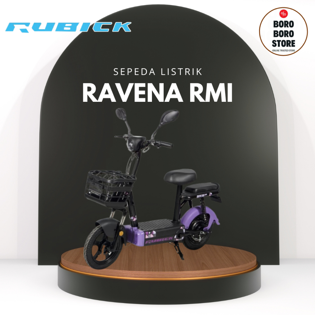 SEPEDA LISTRIK GENIO RUBICK RAVENA Garansi Resmi