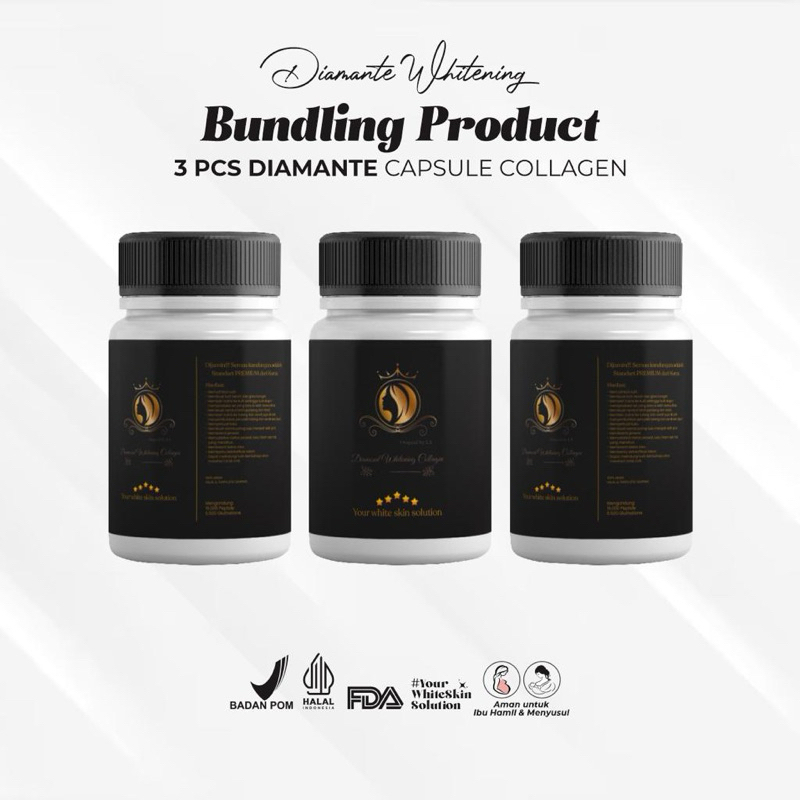 BUNDLING 3 DIAMANTE COLLAGEN CAPSULE WHITENING
