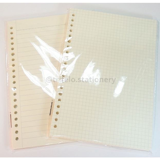 

Stok Banyak Loose Leaf Binder Paper A5 B5 Ruled Grid Dotted Wengu Promo