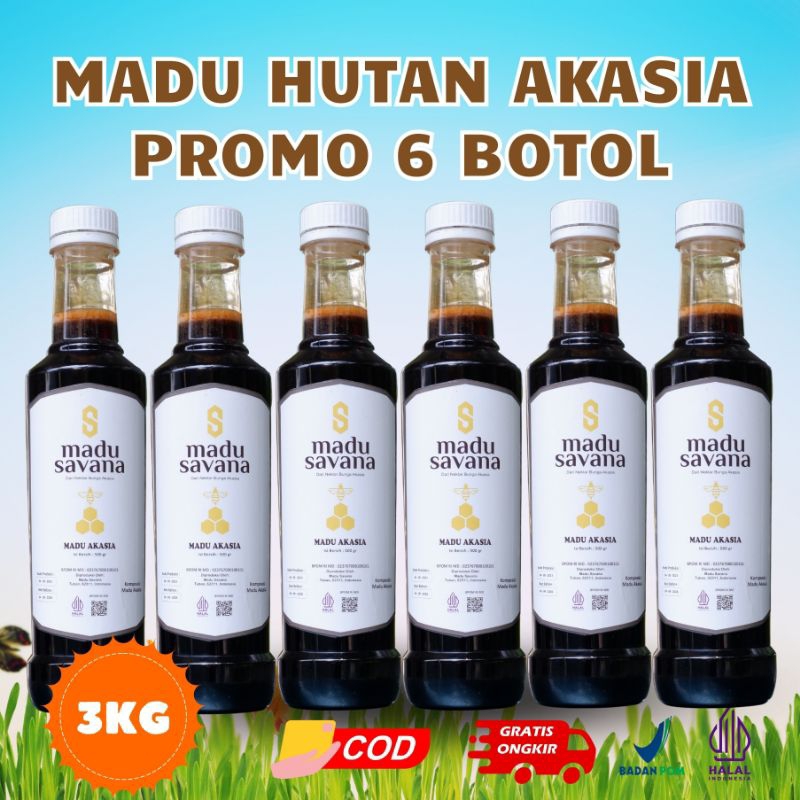 

Madu Savan - Nectar Akasia 6 Botol Diskon Spesial