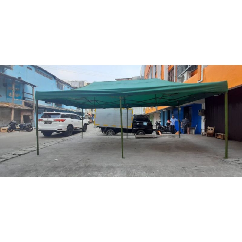 TENDA LIPAT UKURAN 3X6 SUPER PREMIUM TEBAL BESI 1,4 MM
