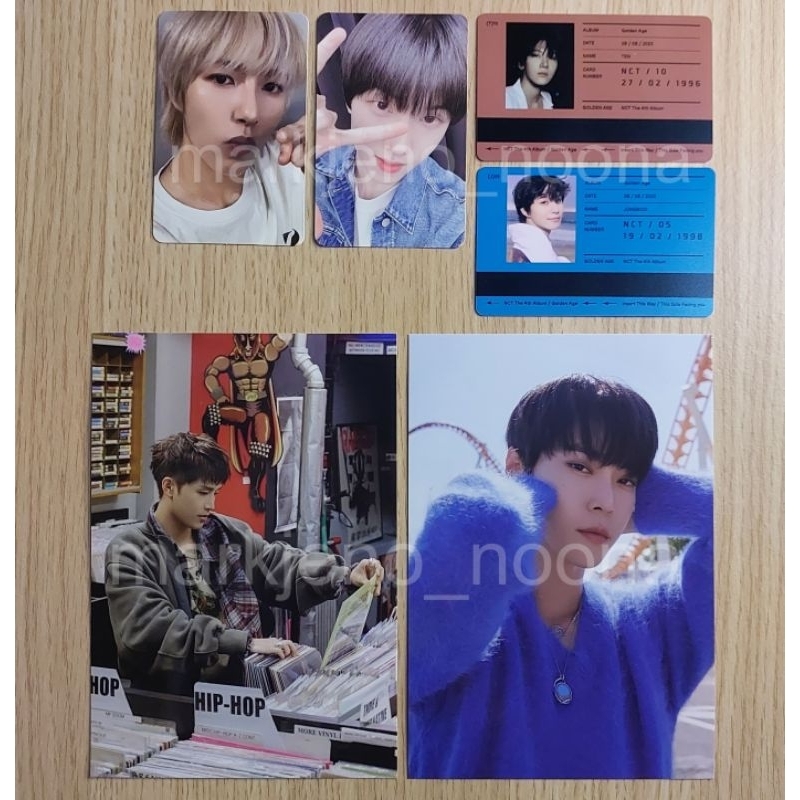 PHOTOCARD POSTCARD POSTER NCT 2023 GOLDEN AGE TAEIL TEN DOYOUNG JUNGWOO RENJUN YANGYANG JISUNG