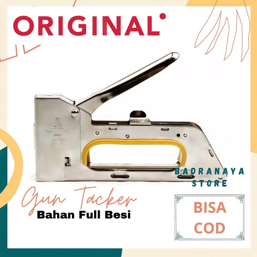 

BISA ✨COD✨ Stapler Tembak / Cekrekan / Pengokot / Hekter Gun Tacker / Staples Sofa, Staples Jok, Stepler Motor, !!!