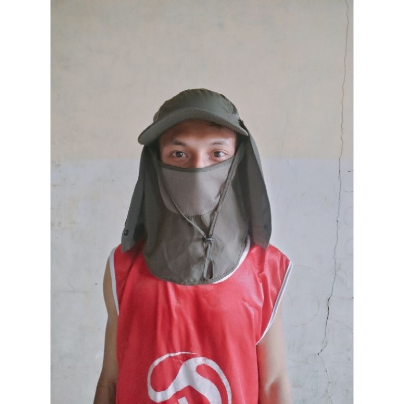 Topi anti UV topi anti sinar matahari topi mancing/topi jepang