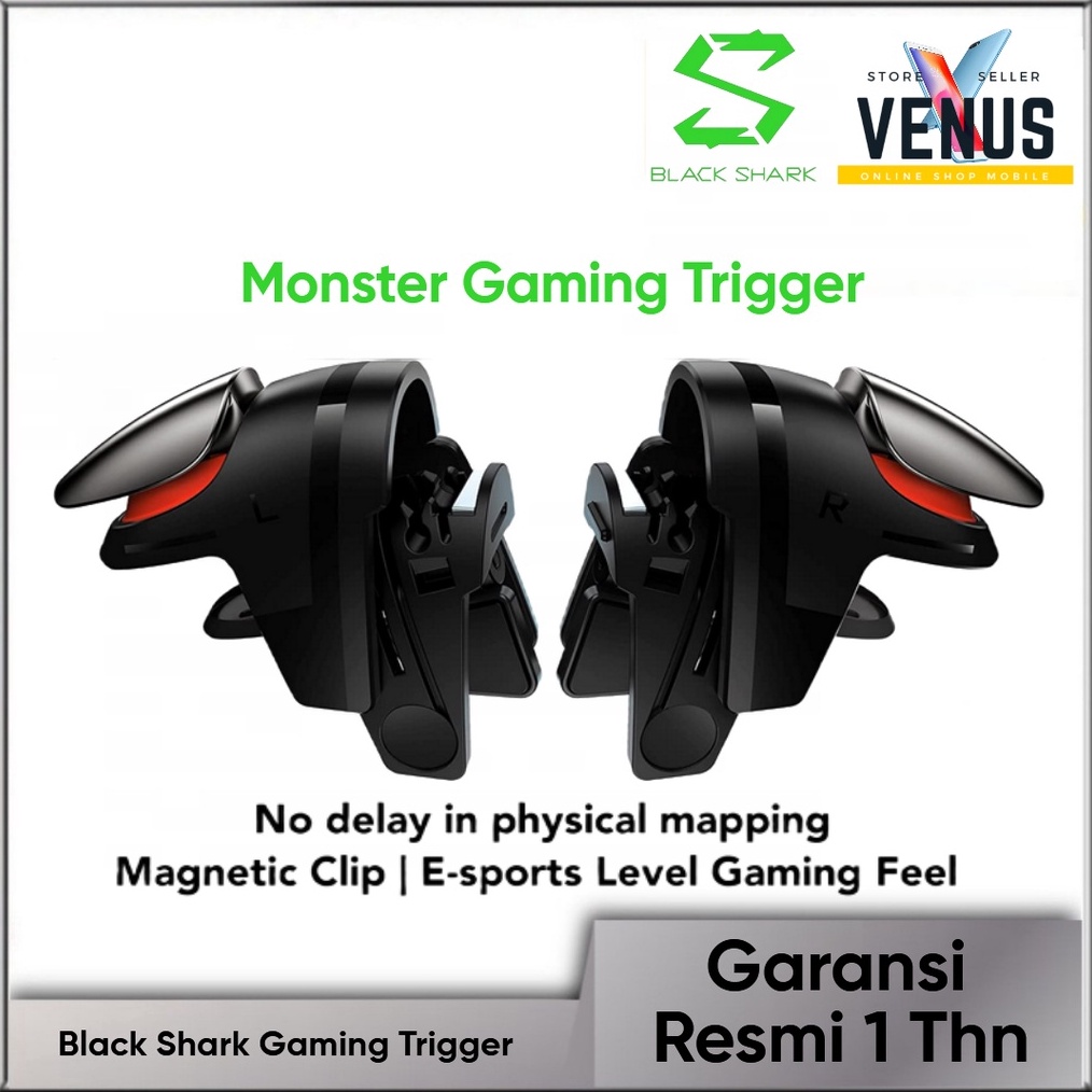 Terlaris Blackshark The Monster Gaming Trigger PUBG L1 R1Blackshark Triggers murah