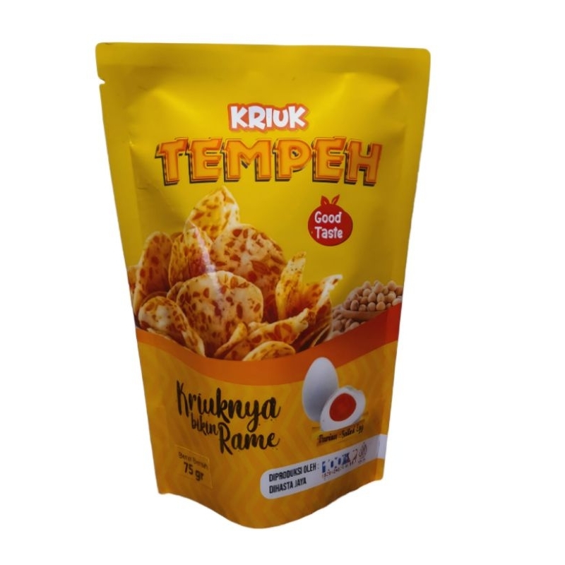 

Dihastafood Keripik Tempe Premium Rasa Salted Egg/ Cemilan Sehat Keluarga