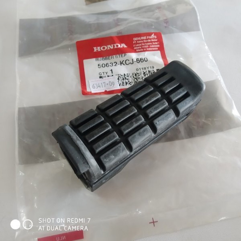 karet POSTEP foot step pijakan honda tiger 2000 lama lawas revo ori AHM depan belakang kanan kiri sa