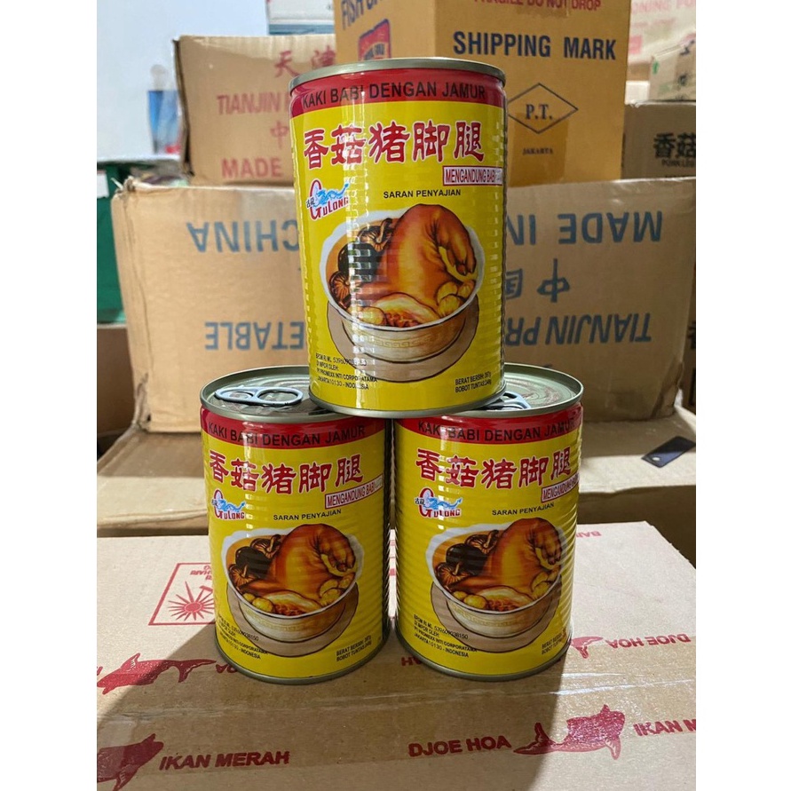 

FLASH SALE Gulong Pork Leg with Mushroom Kaki Babi dalam Kaleng 397gr serbuuu !