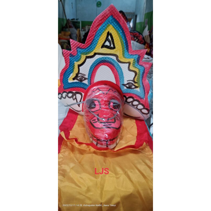 Barongan spon kain panjang/Barongan anak murah/Caplokan anak