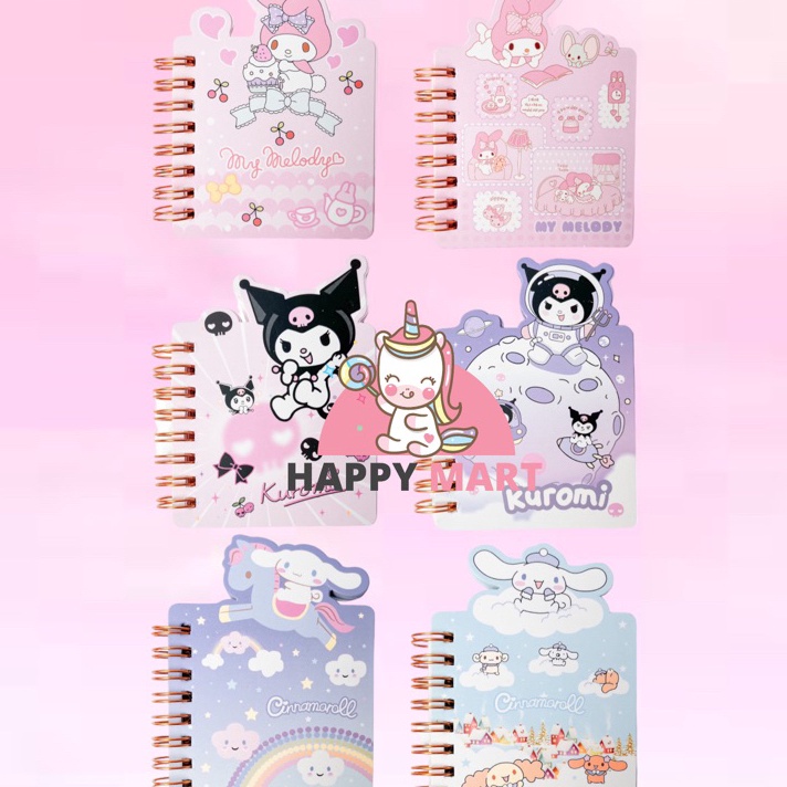 

Diskon Promo Notes sanrio CUTTING COLLORFULL kuromi / melody / cinnamoroll ➼➳✿✯