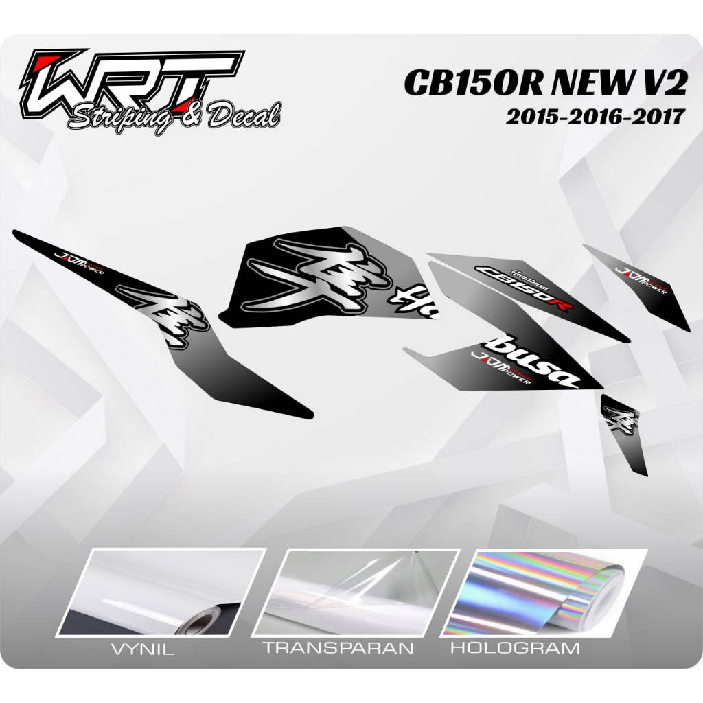 Striping CB150R v2- Stiker Decal CB 150 R Streetfire Hayabusa