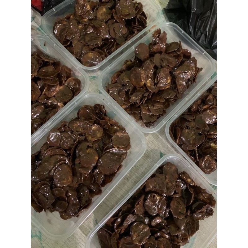 

kripik pisang coklat lumer 500ml