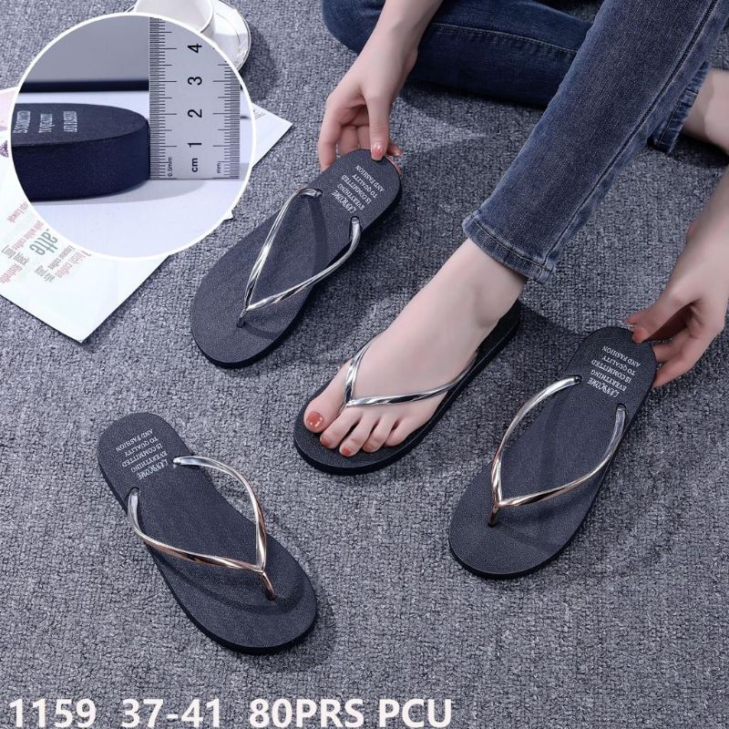 1158/SANDAL JEPIT KARET FULL ORIGINAL MERK BALANCE MOTIF TALI GLASTON SIZE 37-40