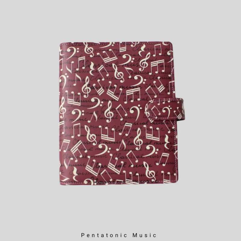

Classical Music Ring Binder Pentatonic Music Alat Tulis Musik Kado Hadiah Lucu